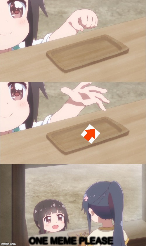 Yuu buys a cookie | ONE MEME PLEASE | image tagged in yuu buys a cookie | made w/ Imgflip meme maker