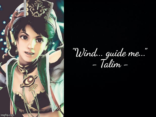 Black background | "Wind... guide me..." 
- Talim - | image tagged in black background | made w/ Imgflip meme maker