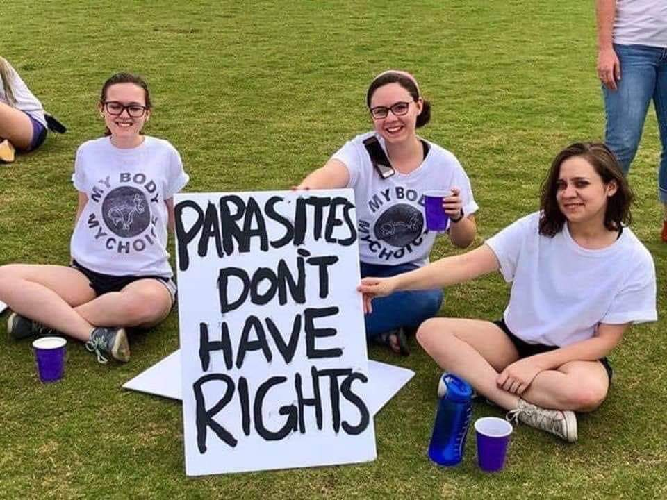 Parasites have no rights Blank Meme Template