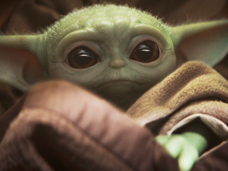 High Quality Baby Yoda sad Blank Meme Template