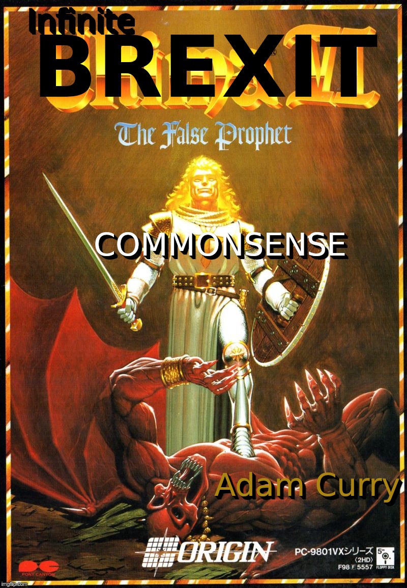 Adam Curry the false prophet of Brexit | image tagged in adam,curry,brexit,false,noagenda,prophet | made w/ Imgflip meme maker