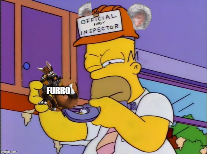 Furry Inspector |  FURRO | image tagged in furry | made w/ Imgflip meme maker