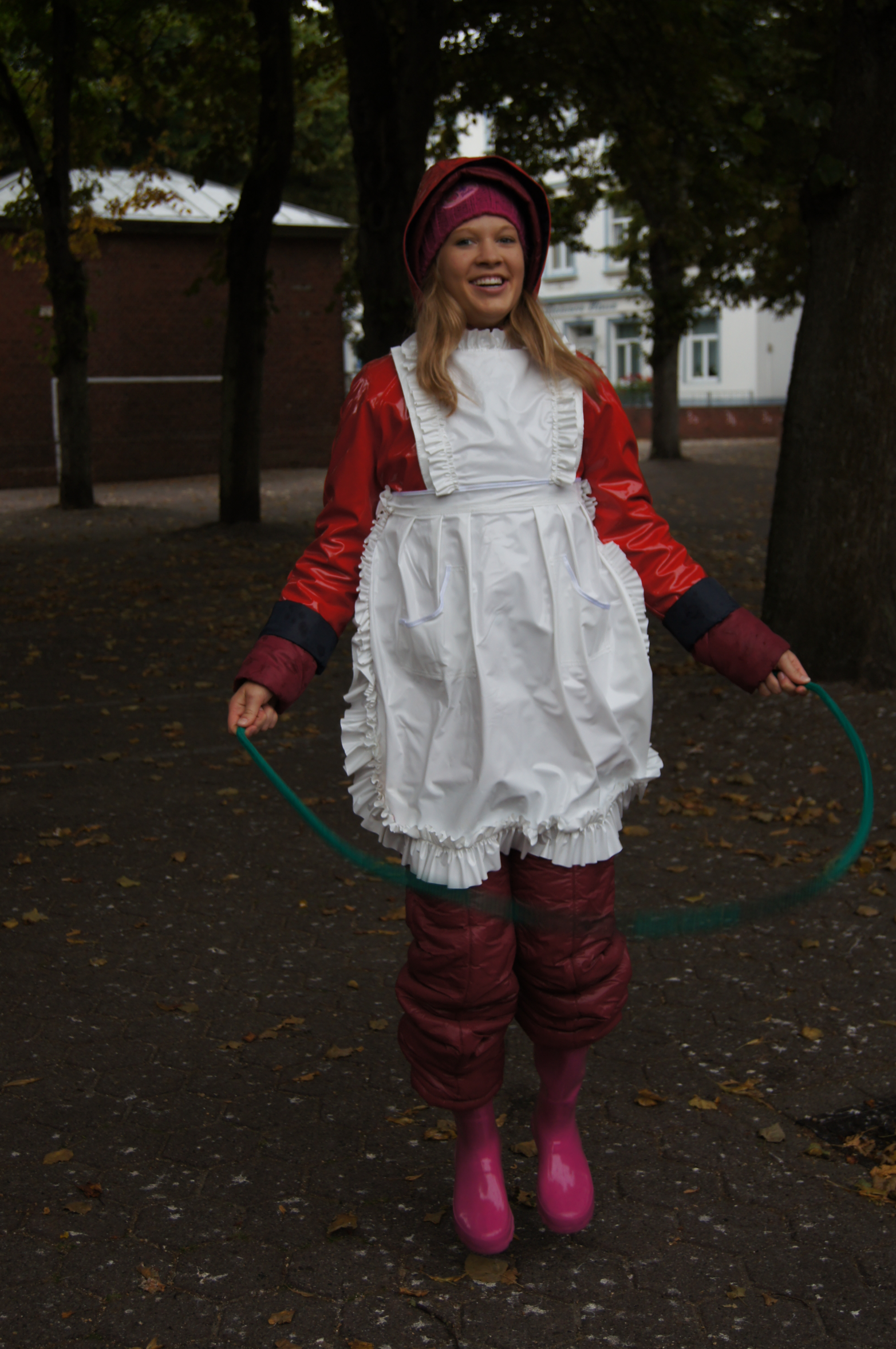 rubbergirl soetjezulma is jumping for fff Blank Meme Template