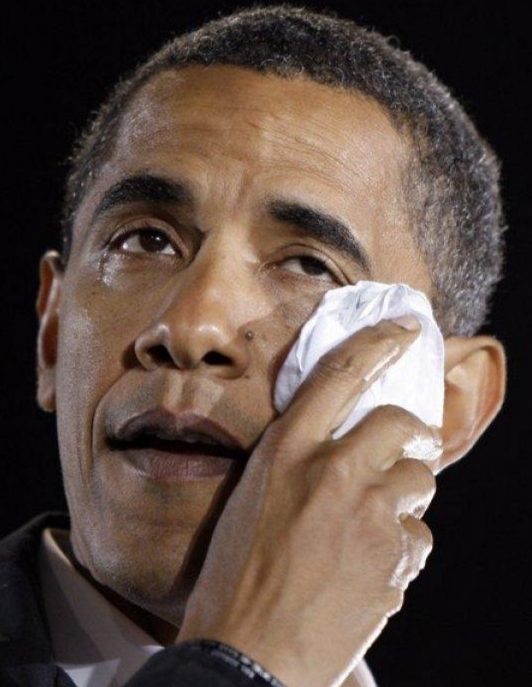 High Quality Obama Crying Blank Meme Template