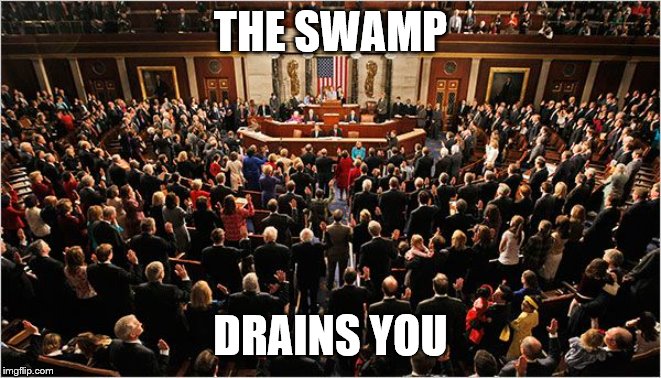 Congress | THE SWAMP DRAINS YOU | image tagged in congress | made w/ Imgflip meme maker