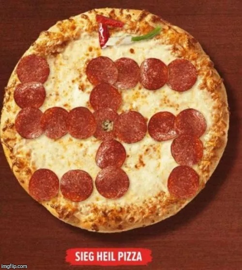 Swastika Pizza | image tagged in swastika pizza | made w/ Imgflip meme maker