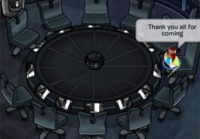 High Quality club penguin thank you all for coming Blank Meme Template