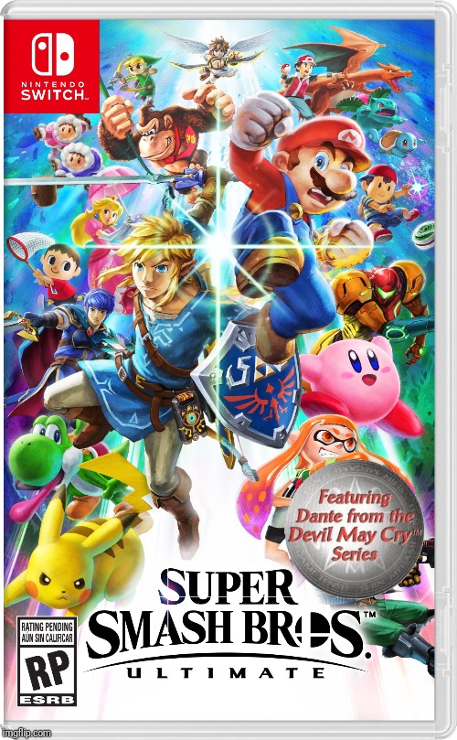 Super Smash Bros. Ultimate (Switch) | image tagged in super smash bros ultimate switch | made w/ Imgflip meme maker