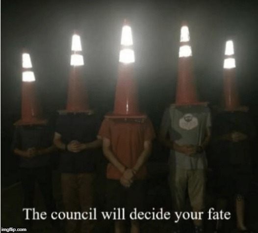 The council will decide your fate | image tagged in the council will decide your fate | made w/ Imgflip meme maker