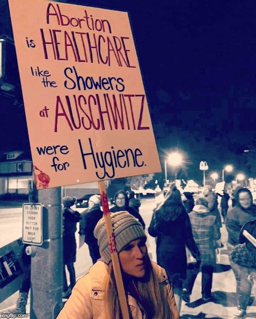 The goal of healthcare is not the death of millions of humans | HEALTHCARE DOESN'T END IN MILLIONS OF HUMANS DYING | image tagged in march for life,signs,auschwitz,zyklon b,holocaust,healthcare | made w/ Imgflip meme maker