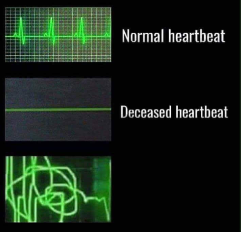 Heartbeat Blank Meme Template