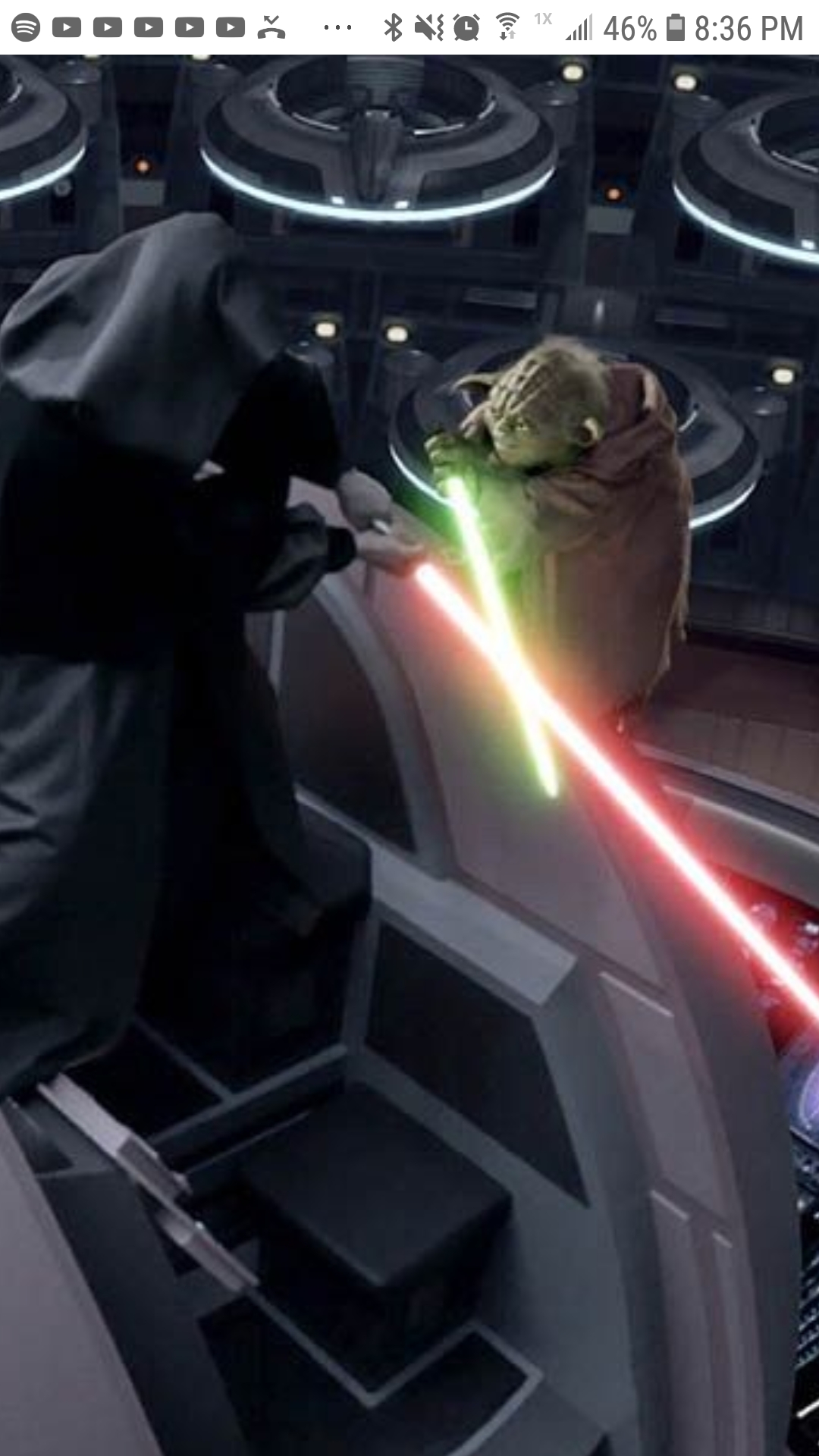 Yoda v sidious Blank Meme Template