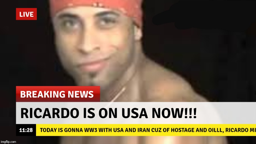 Eyyy, What the hell this Breaking News??? | image tagged in breaking news,ricardo milos,funny memes | made w/ Imgflip meme maker
