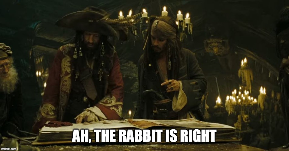 AH, THE RABBIT IS RIGHT | made w/ Imgflip meme maker