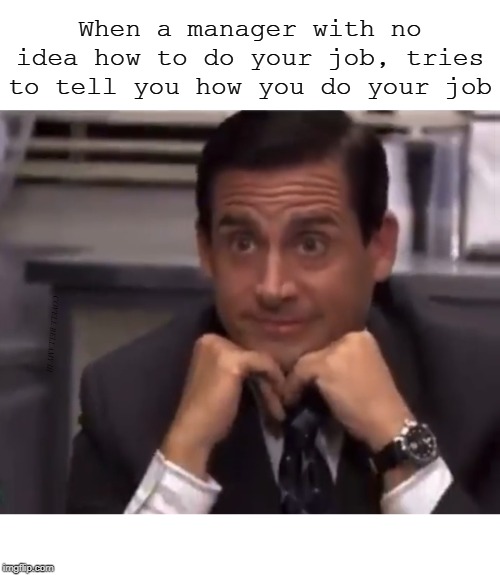  When a manager with no idea how to do your job, tries to tell you how you do your job; COVELL BELLAMY III | image tagged in managers without a clue | made w/ Imgflip meme maker