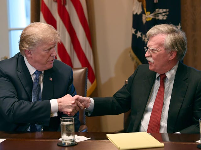 Trump/Bolton Blank Meme Template