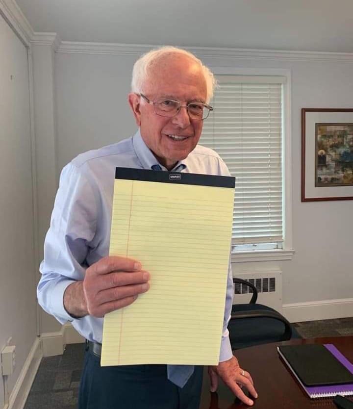 bernie's list Blank Meme Template