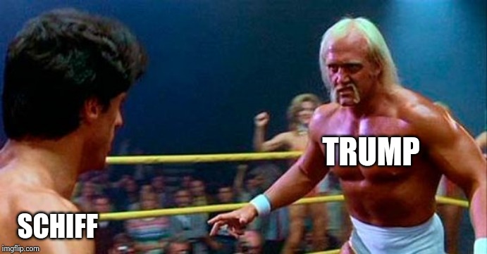 Rocky 3 | TRUMP SCHIFF | image tagged in rocky 3 | made w/ Imgflip meme maker