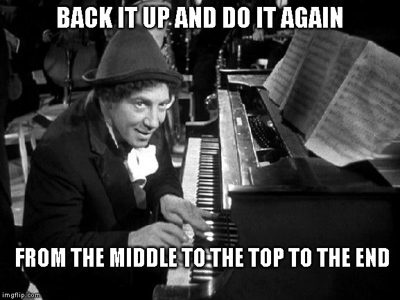 hehehe | BACK IT UP AND DO IT AGAIN; FROM THE MIDDLE TO THE TOP TO THE END | image tagged in having some fun | made w/ Imgflip meme maker