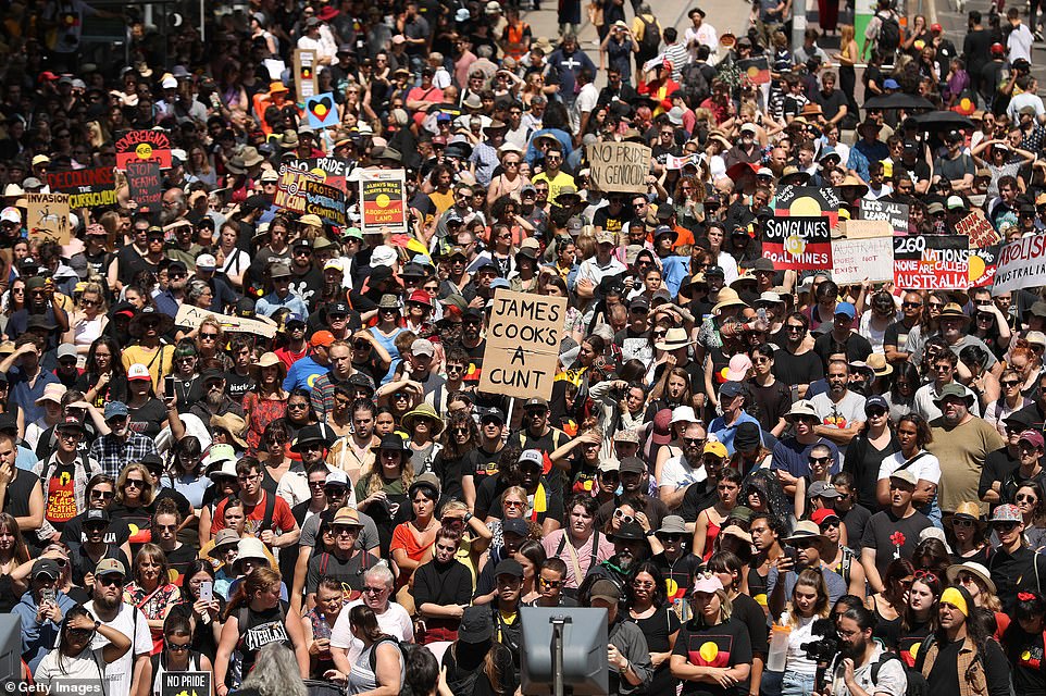 Anti Australia Protests Blank Meme Template