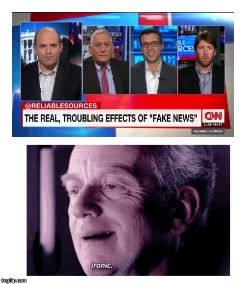CNN Fake News | image tagged in cnn fake news,cnn,ironic | made w/ Imgflip meme maker