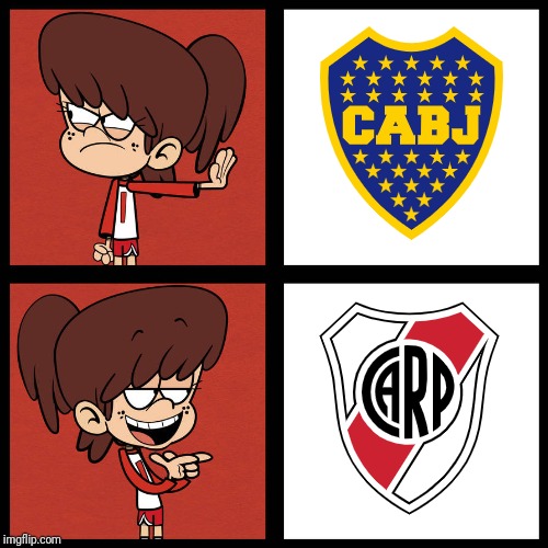 ¡Lynn quiere River Plate para ganar SuperLiga Argentina 2020! | image tagged in memes,funny,the loud house,football,soccer | made w/ Imgflip meme maker
