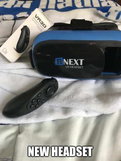 Vr | NEW HEADSET | image tagged in news | made w/ Imgflip meme maker