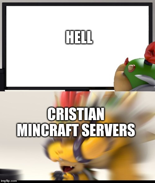 Nintendo Switch Parental Controls | HELL; CRISTIAN MINCRAFT SERVERS | image tagged in nintendo switch parental controls | made w/ Imgflip meme maker