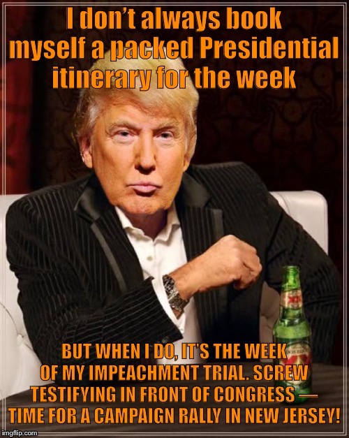 The fix is in. Everyone knows it. This week, Trump, his team, and the GOP Senate are only interested in managing the optics. | image tagged in trump impeachment,impeach trump,impeachment,impeach,senate,fairness | made w/ Imgflip meme maker