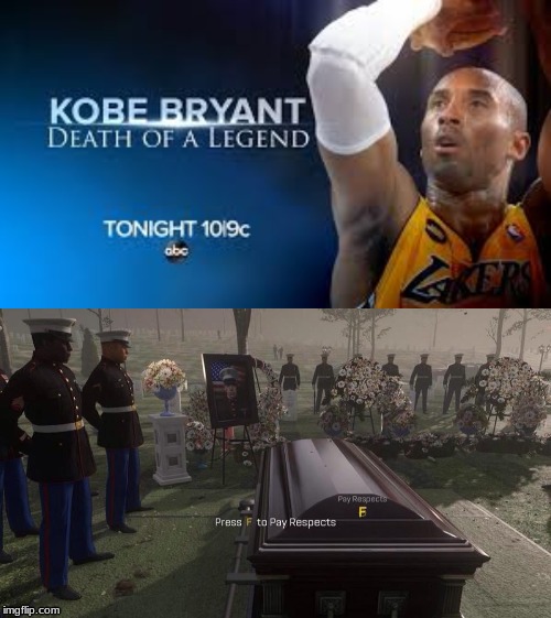 f in the chat | image tagged in press f to pay respects,kobe bryant,getting respect giving respect | made w/ Imgflip meme maker