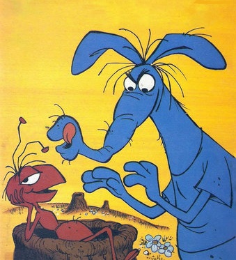 The Ant and The Aardvark Blank Meme Template