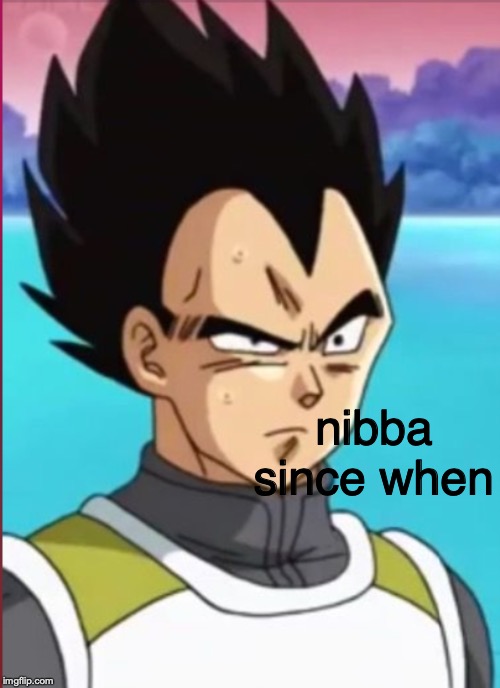 nibba since when | made w/ Imgflip meme maker