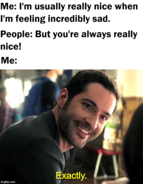 Exactly. | image tagged in lucifer exactly | made w/ Imgflip meme maker