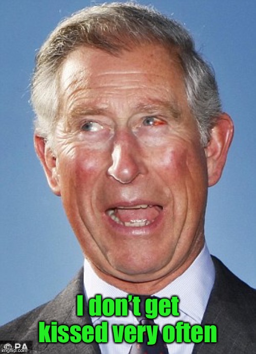 prince charles | I don’t get kissed very often | image tagged in prince charles | made w/ Imgflip meme maker