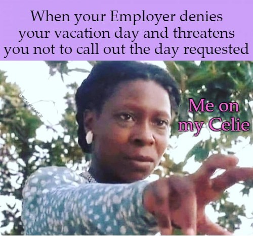 Color Purple On My Celie With Employer Blank Meme Template