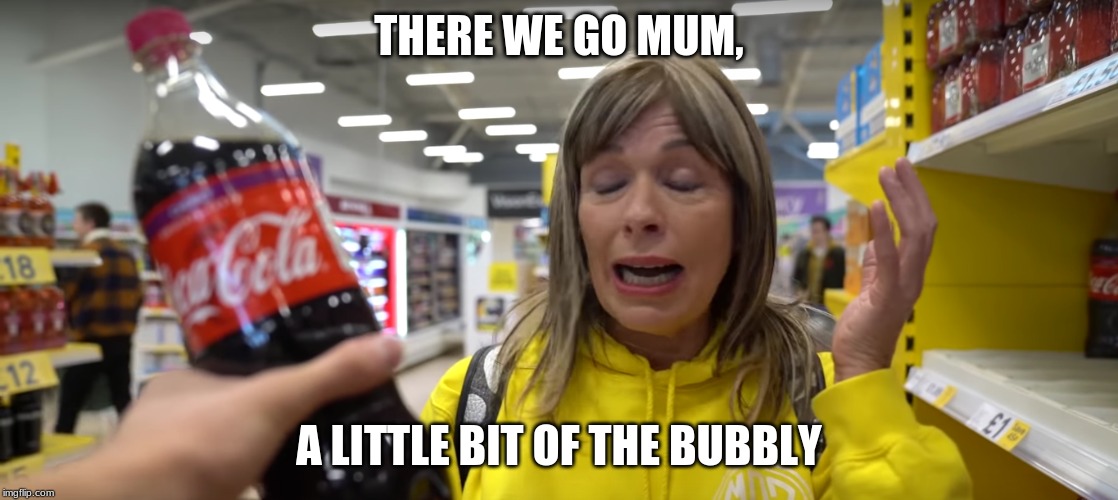 in my fair onion morgz acting is crap lol | THERE WE GO MUM, A LITTLE BIT OF THE BUBBLY | image tagged in morgz | made w/ Imgflip meme maker