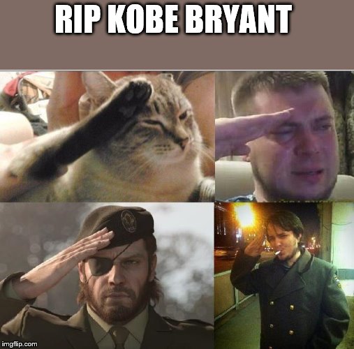 Rip | RIP KOBE BRYANT | image tagged in kobe bryant | made w/ Imgflip meme maker