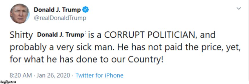 Fixing a Trump Tweet | image tagged in fixing a trump tweet | made w/ Imgflip meme maker