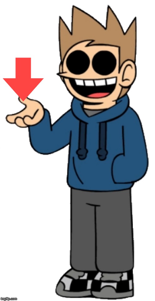 Tom does not respect your opinion | image tagged in eddsworld,downvote | made w/ Imgflip meme maker