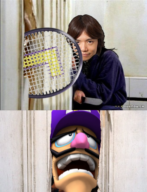 High Quality Here's Waluigi Blank Meme Template