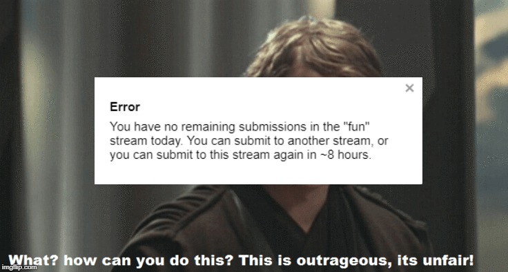 Surely more people have a problem with this | image tagged in memes,star wars prequels,anakin skywalker,imgflip | made w/ Imgflip meme maker