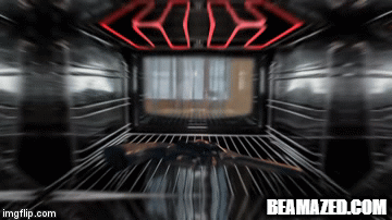 gun in the oven | BEAMAZED.COM | image tagged in gifs,dumb people,darwin awards survivor | made w/ Imgflip video-to-gif maker