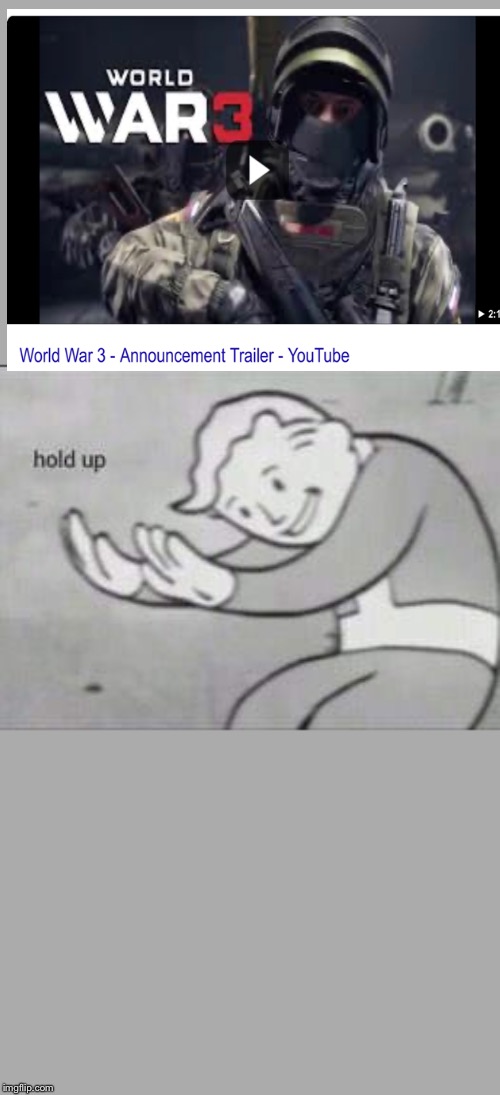 Fallout Hold Up | image tagged in fallout hold up | made w/ Imgflip meme maker