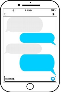 High Quality text message Blank Meme Template