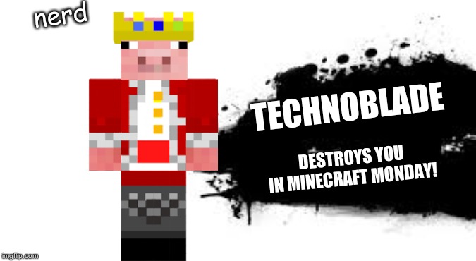 Technoblade added inside Minecraft (Splash Text) 