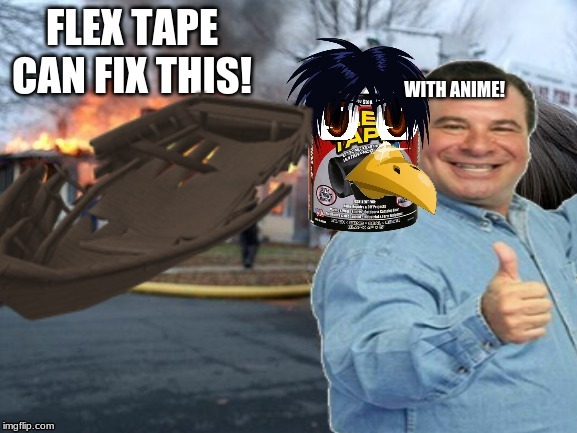 Anime Flex | image tagged in flex tape,anime,phillswift | made w/ Imgflip meme maker