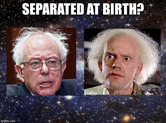 Bernie and Bro | SEPARATED AT BIRTH? | image tagged in bernie,brown,separated at birth,brothers | made w/ Imgflip meme maker