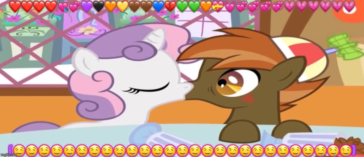 SWEETIE BELLE AND BUTTON MASH!!!!! | ❤️❤️❤️❤️💘💞💜🖤🧡💛🤎🤎💙💔💚💚🧡💝💓💞💞💞💞💗💗💗💗💗💗; (🤤🤤🤤🤤🤤🤤🤤🤤🤤🤤🤤🤤🤤🤤🤤🤤🤤🤤🤤🤤🤤🤤🤤🤤🤤🤤🤤) | image tagged in sweetie belle and button mash | made w/ Imgflip meme maker