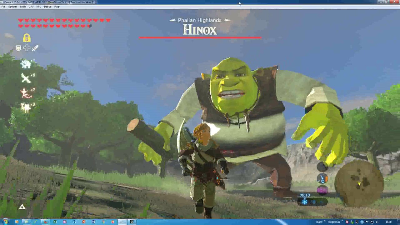 NSFW. aka: Shrek Hinox, Link BOTW Shrek. 