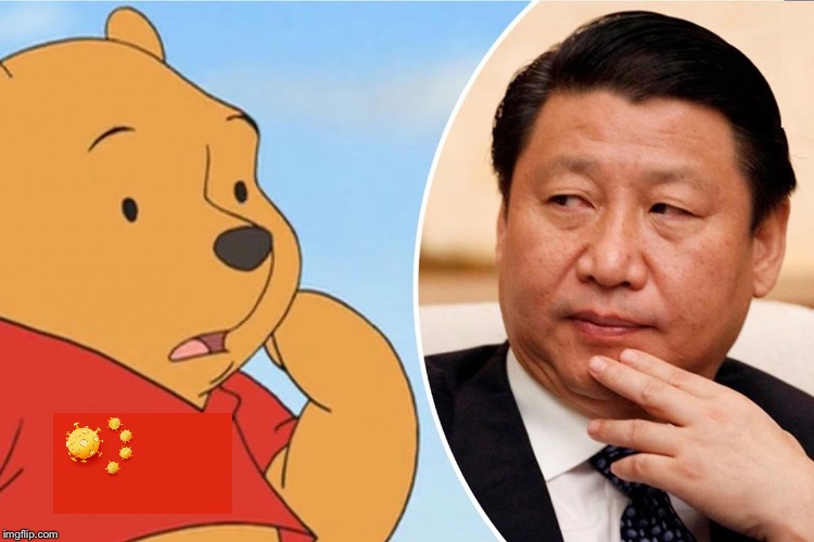 Let’s see how pissed off the Chinese government gets at me over this coronavirus flag | image tagged in winnie the pooh chinese president,memes,china,flag,coronavirus,political humor | made w/ Imgflip meme maker